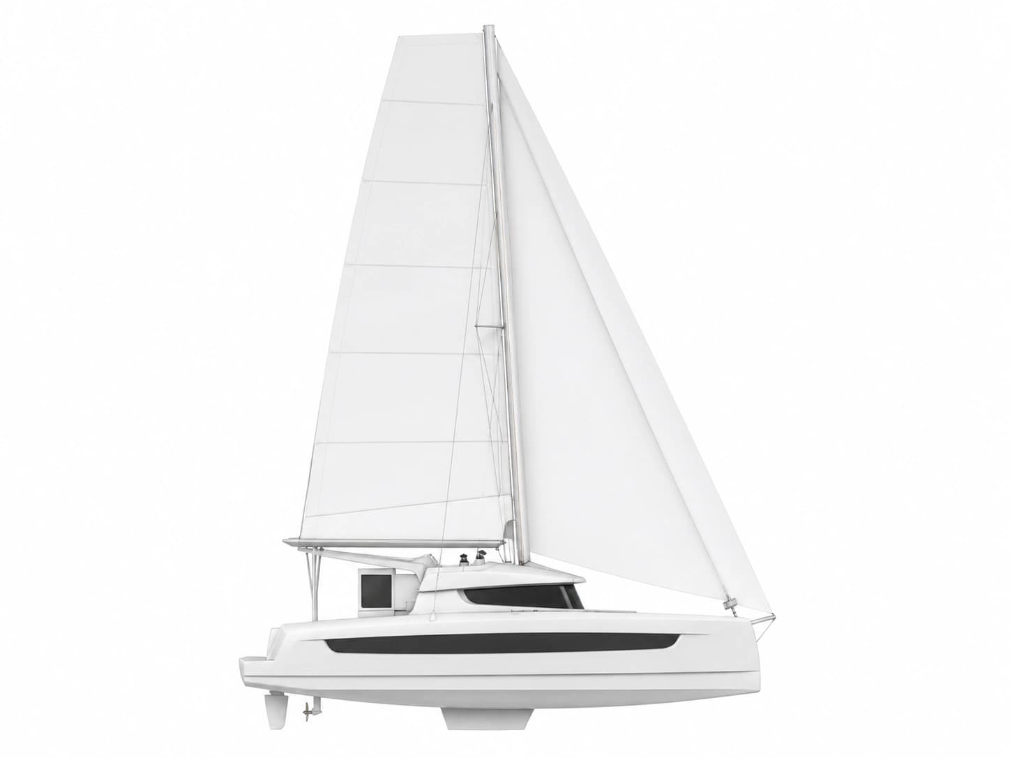 BALI 4.2 catamaran full profile