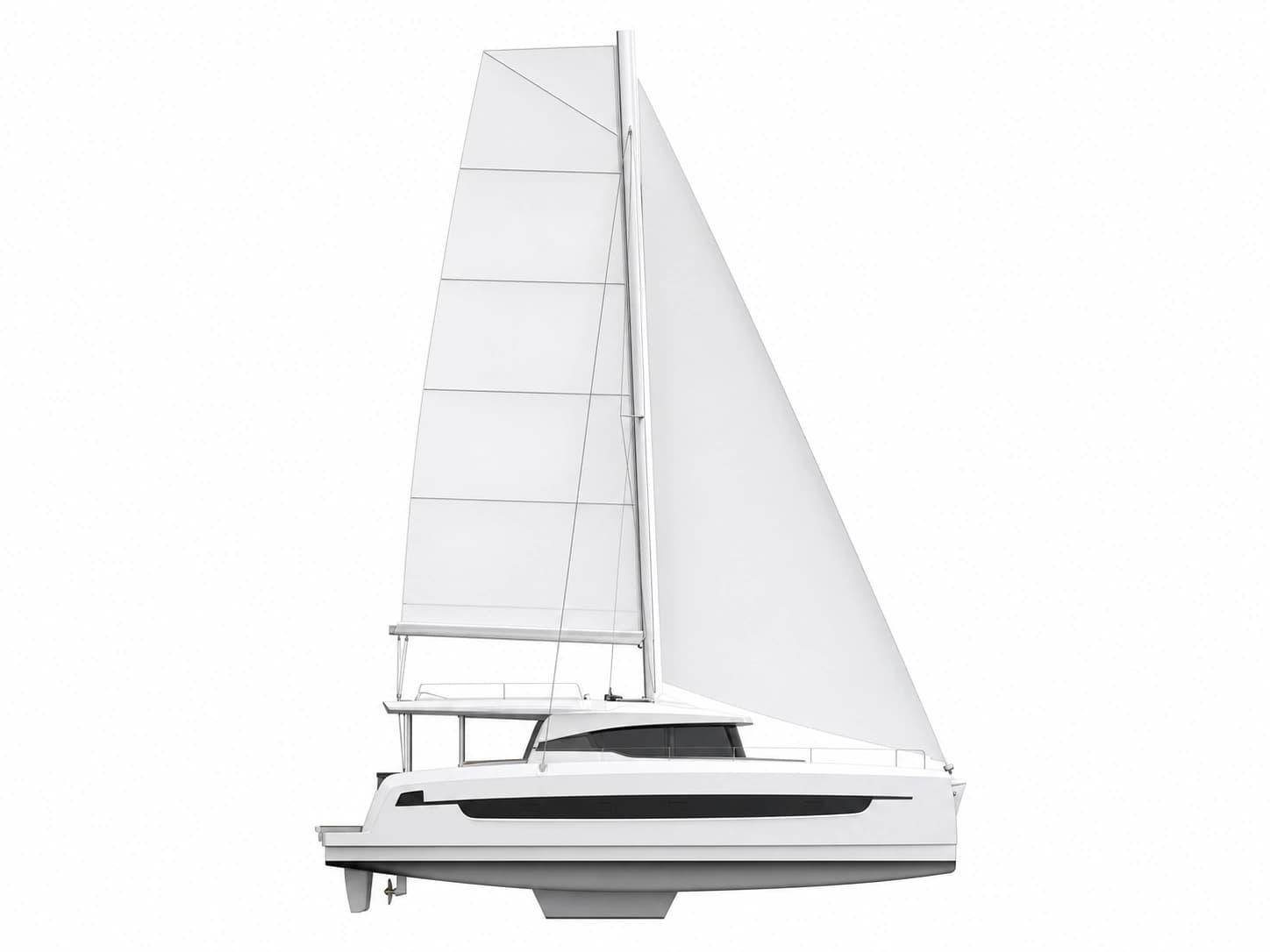 BALI 4.4 catamaran full profile