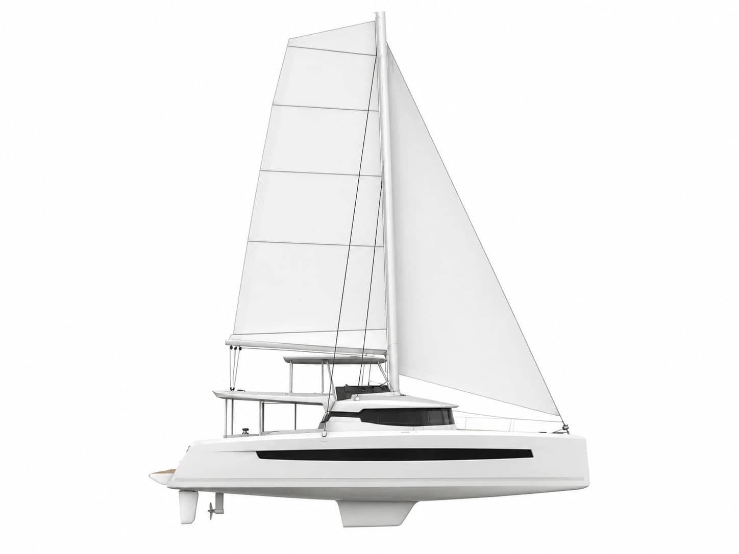 BALI 5.2 catamaran full profile