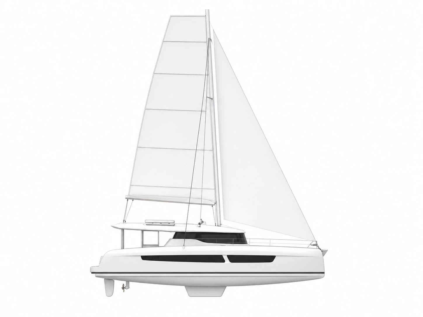 BALI CATSPACE catamaran full profile