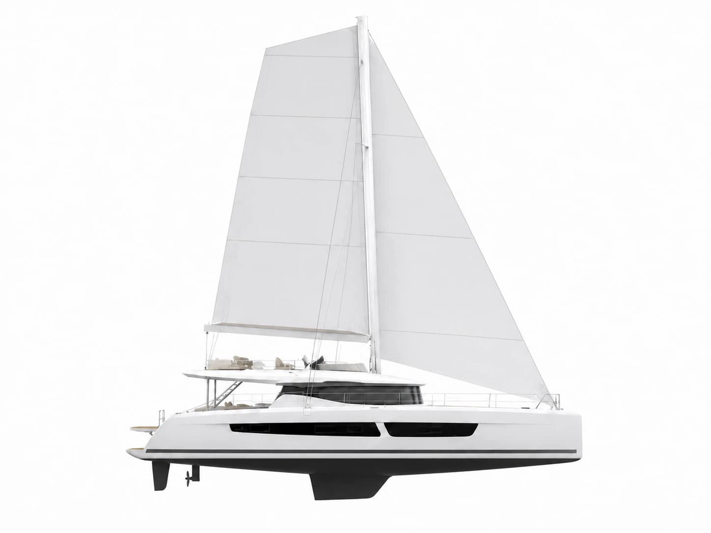 FP44 catamaran profile